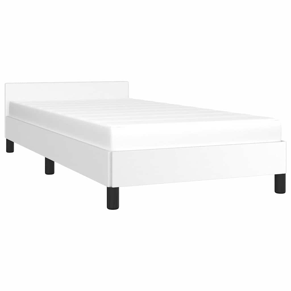 Giroletto Con Testiera Senza Materasso Bianco 90x200 cm - Image 3