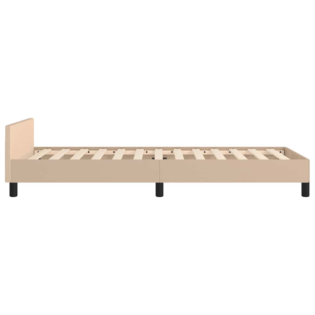 Giroletto Con Testiera Senza Materasso Cappuccino 100x200 cm - Image 6