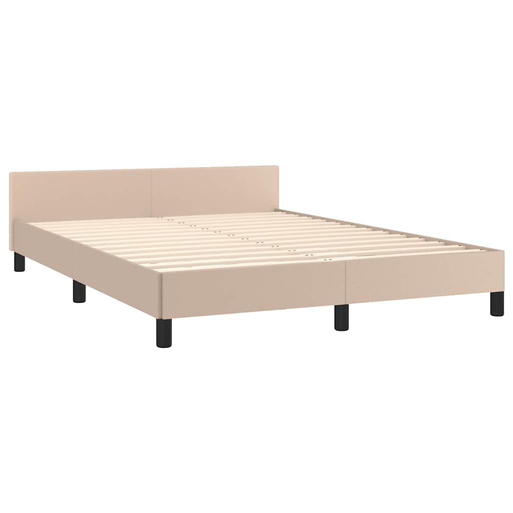 Giroletto Con Testiera Senza Materasso Cappuccino 140x190 cm - Image 4