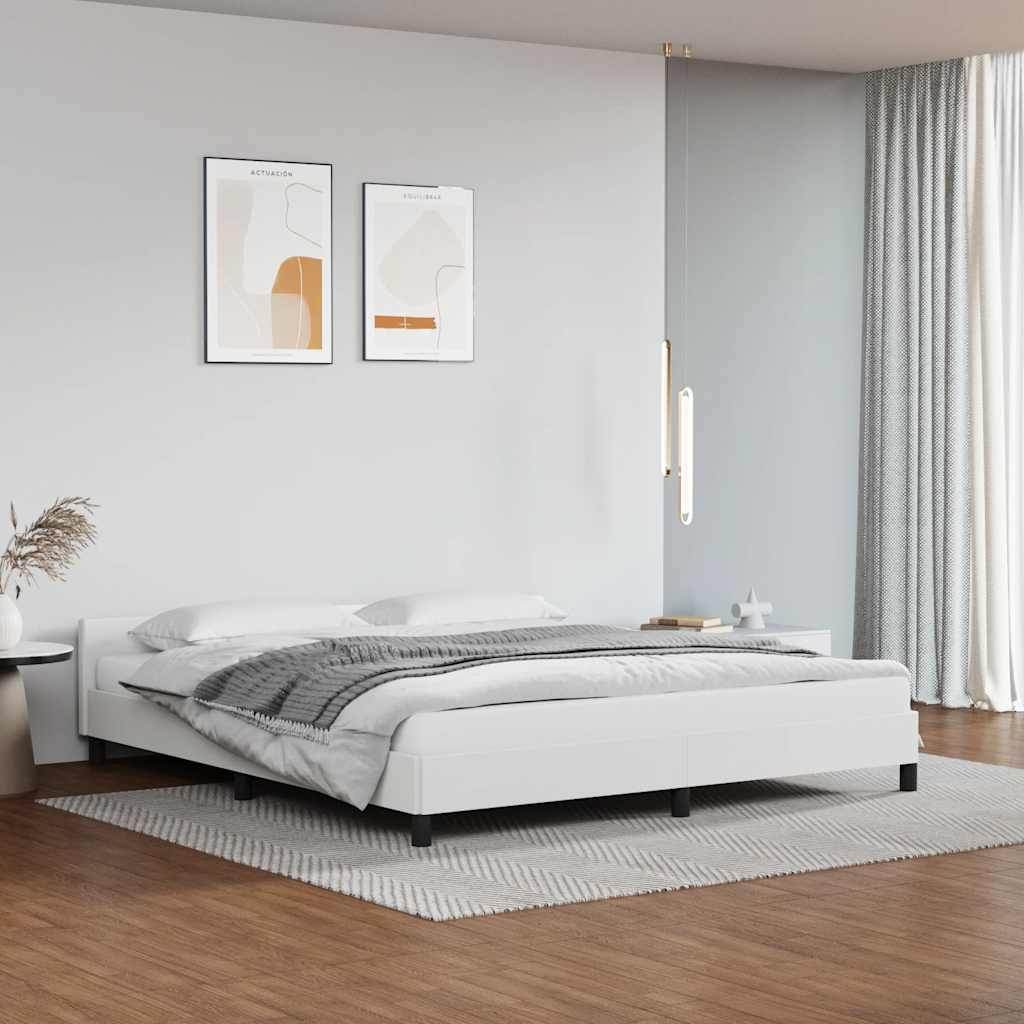 Giroletto Con Testiera Senza Materasso Bianco 160x200 cm