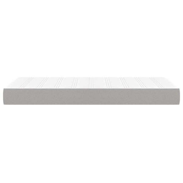 Materasso A Molle Insacchettate Grigio Chiaro 80x200x20 cm - Image 4