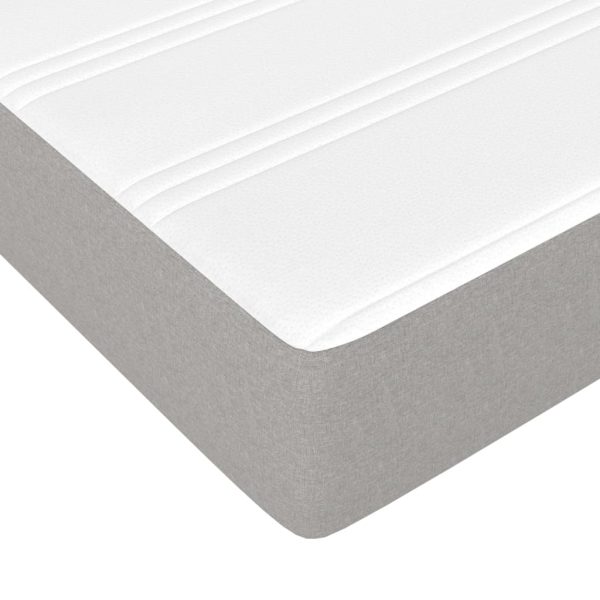 Materasso A Molle Insacchettate Grigio Chiaro 80x200x20 cm - Image 5