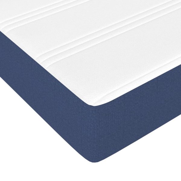 Materasso A Molle Insacchettate Blu 90x200x20 Cm In Tessuto - Image 5
