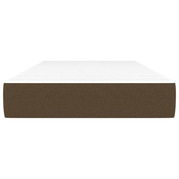 Materasso A Molle Insacchettate Marrone Scuro 100x200x20 cm - Image 3