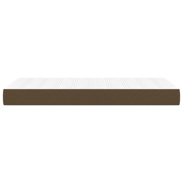 Materasso A Molle Insacchettate Marrone Scuro 100x200x20 cm - Image 4
