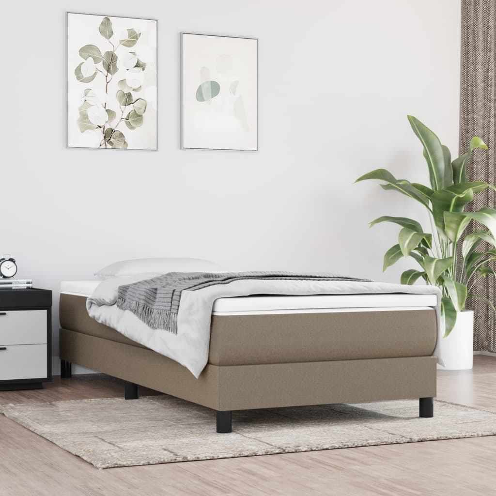Materasso A Molle Insacchettate Grigio Tortora 100x200x20 cm