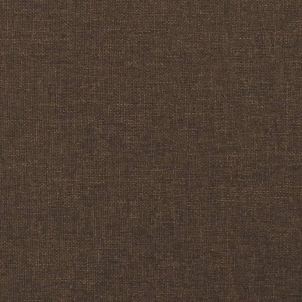 Materasso A Molle Marrone Scuro 140x190x20 Cm In Tessuto - Image 6