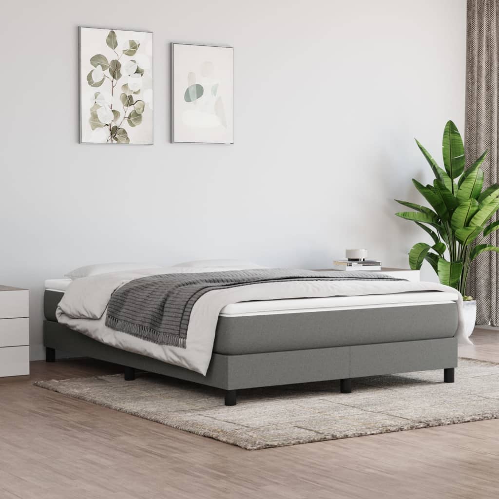 Materasso A Molle Insacchettate Grigio Scuro 140x200x20 cm