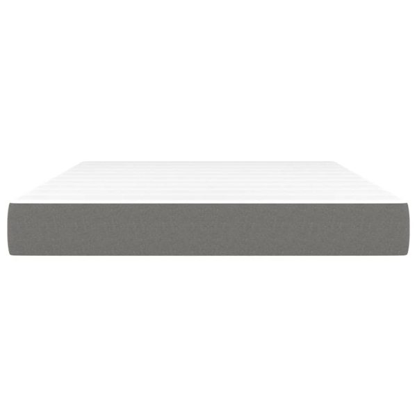 Materasso A Molle Insacchettate Grigio Scuro 140x200x20 cm - Image 3