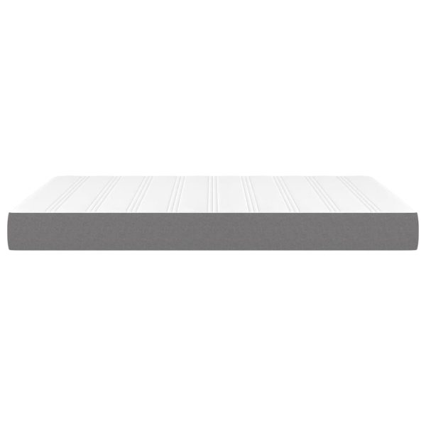 Materasso A Molle Insacchettate Grigio Scuro 140x200x20 cm - Image 4