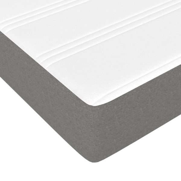 Materasso A Molle Insacchettate Grigio Scuro 140x200x20 cm - Image 5
