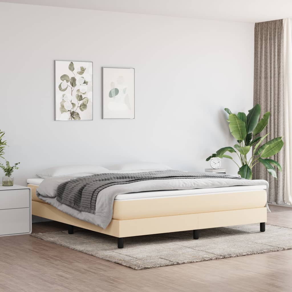 Materasso A Molle Insacchettate Crema 180x200x20 Cm In Tessuto