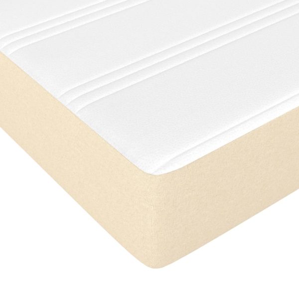 Materasso A Molle Insacchettate Crema 180x200x20 Cm In Tessuto - Image 5