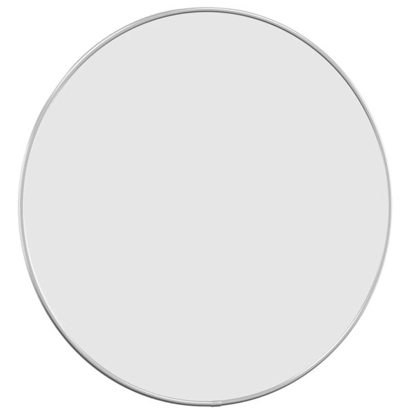 Specchio Da Parete Argento Ø 50 Cm Rotondo - Image 3