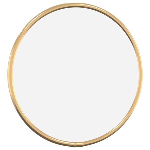 Specchio Da Parete Dorato Ø 20 Cm Rotondo - Image 3