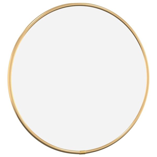 Specchio Da Parete Dorato Ø 30 Cm Rotondo - Image 3