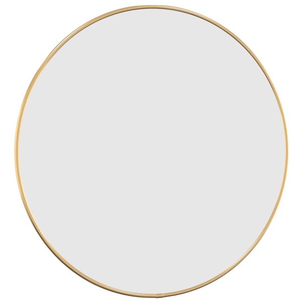Specchio Da Parete Dorato Ø 50 Cm Rotondo - Image 3