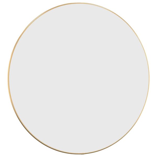 Specchio Da Parete Dorato Ø 60 Cm Rotondo - Image 3