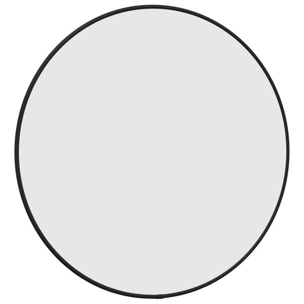 Specchio Da Parete Nero Ø 50 Cm Rotondo - Image 3