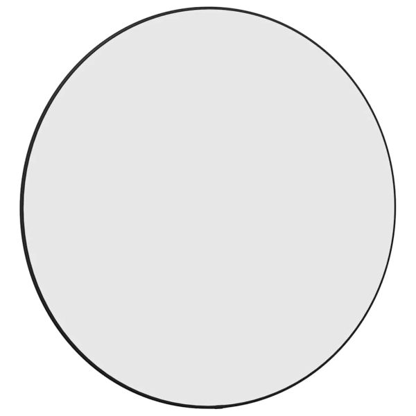 Specchio Da Parete Nero Ø 60 Cm Rotondo - Image 3