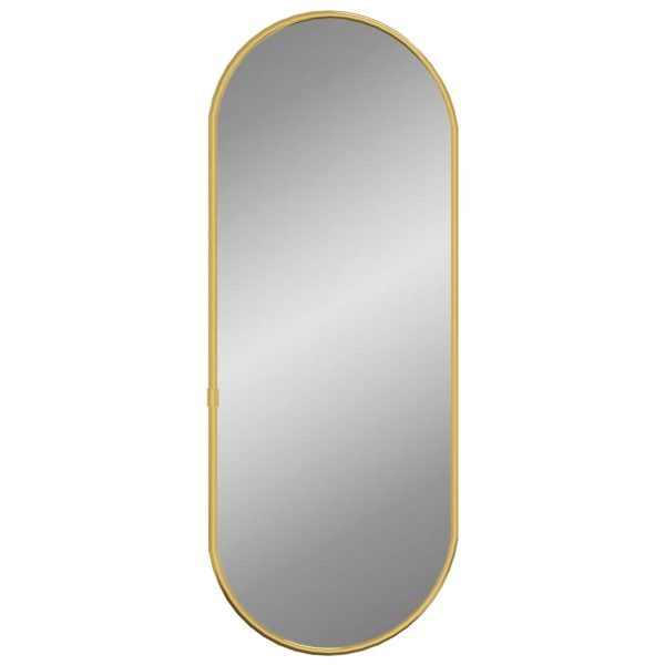 Specchio Da Parete Dorato 50x20 Cm Ovale - Image 3