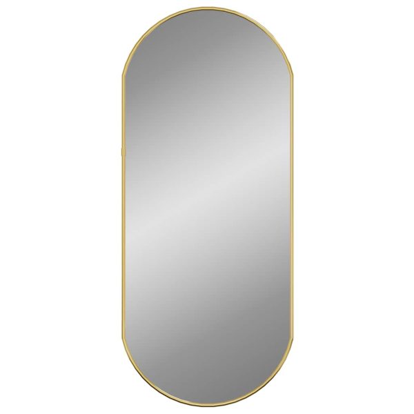 Specchio Da Parete Dorato 70x30 Cm Ovale - Image 3