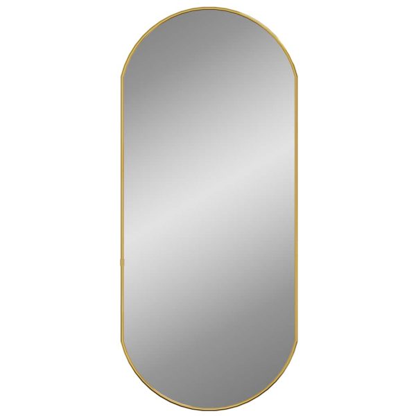 Specchio Da Parete Dorato 80x35 Cm Ovale - Image 3