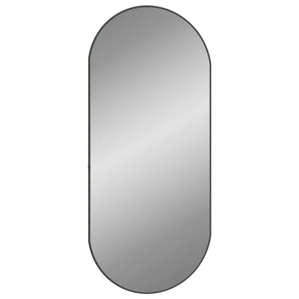 Specchio Da Parete Nero 100x45 Cm Ovale - Image 3