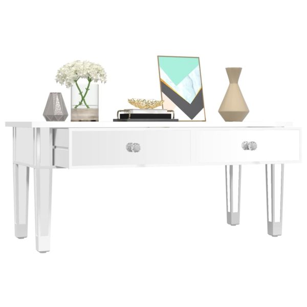 Tavolino Salotto A Specchio 106x45x45cm Legno Multistrato Vetro - Image 5
