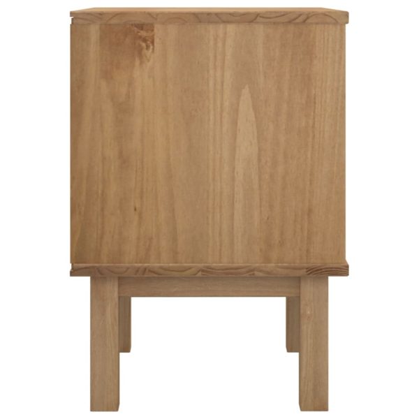 Comodino Otta 45x39x57 Cm In Legno Massello Di Pino - Image 5