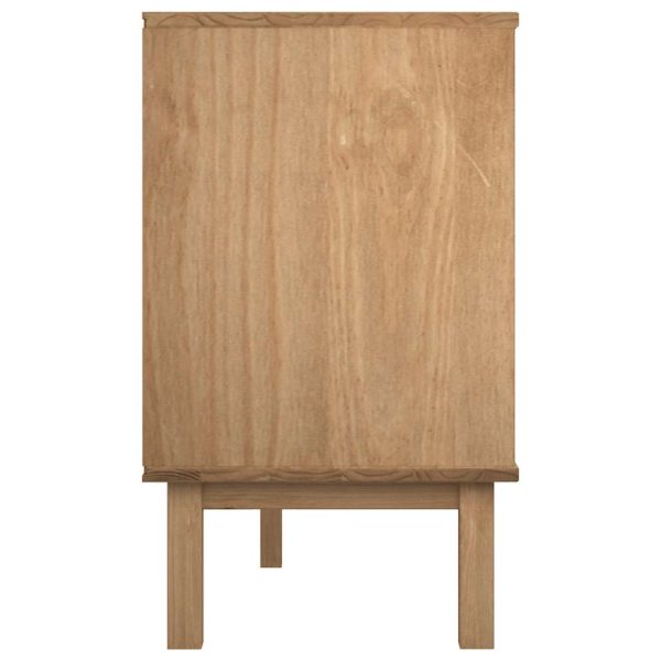 Cassettiera Otta 111x43x73,5 Cm Cm In Legno Massello Di Pino - Image 6