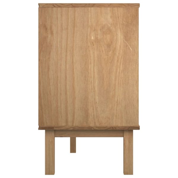 Cassettiera Otta Marrone E Grigio 111x43x73,5 Cm Legno Di Pino - Image 5