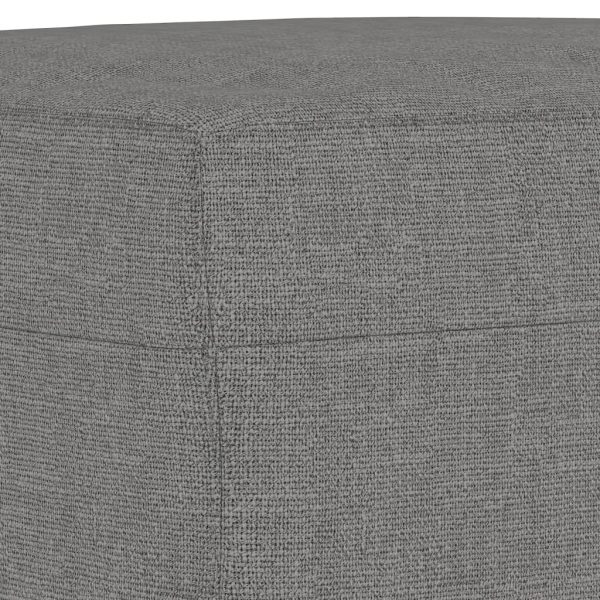 Panca Grigio Scuro 100x35x41 Cm In Tessuto - Image 5