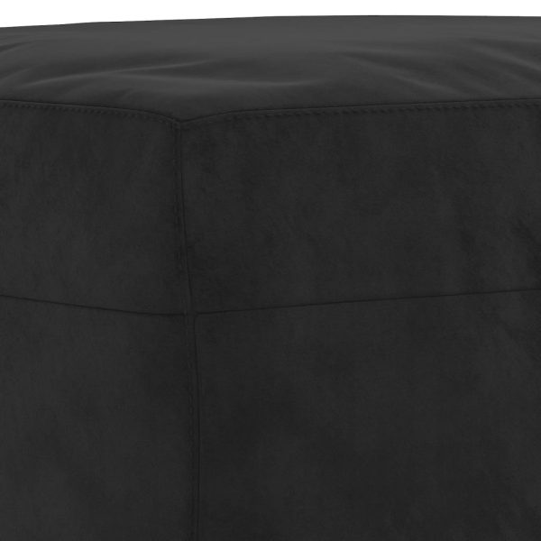 Panca Nero 100x35x41 Cm In Velluto - Image 5