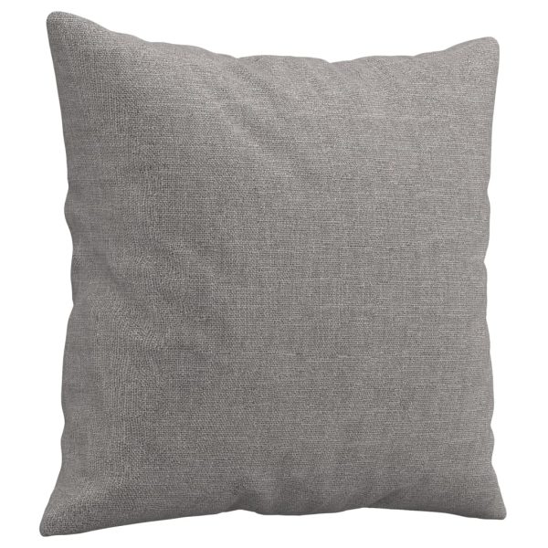 Cuscini Decorativi 2 Pz Grigio Chiaro 40x40 Cm In Tessuto - Image 3
