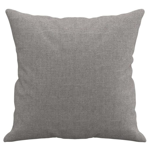 Cuscini Decorativi 2 Pz Grigio Chiaro 40x40 Cm In Tessuto - Image 4