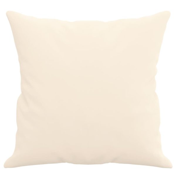 Cuscini Decorativi 2 Pz Crema 40x40 Cm In Velluto - Image 4