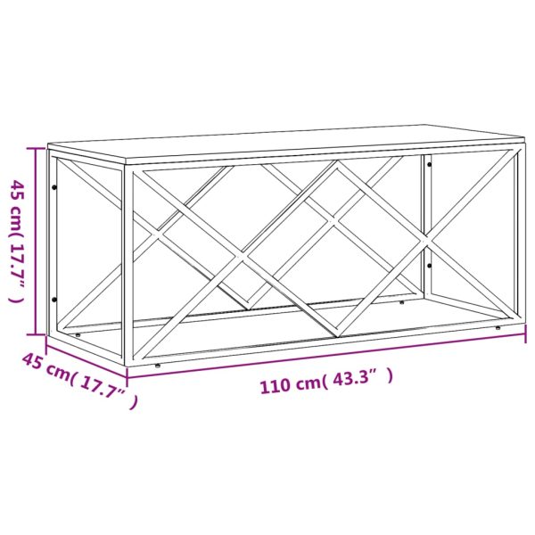 Tavolino Salotto In Acciaio Inox E Legno Massello Di Recupero - Image 6