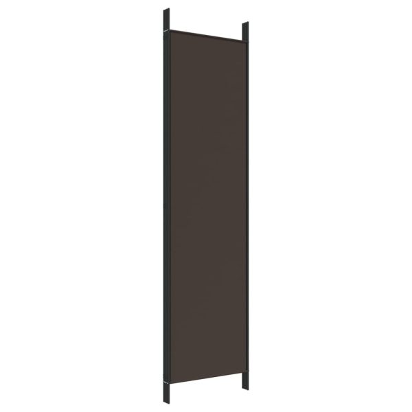 Divisorio A 4 Pannelli Marrone 200x200 Cm In Tessuto - Image 6