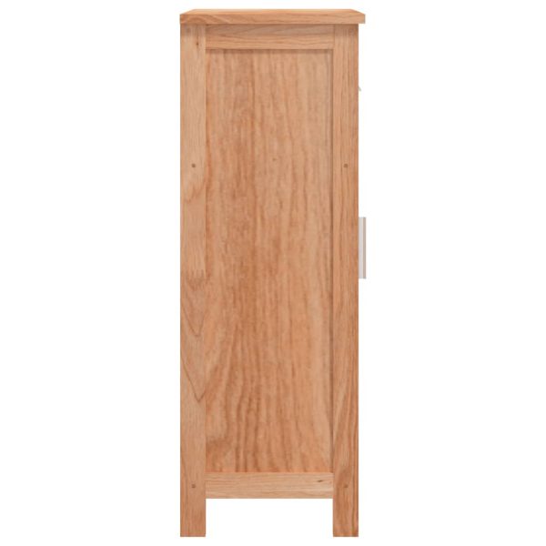 Armadietto Da Bagno 42x29x82 Cm In Legno Massello Di Noce - Image 5