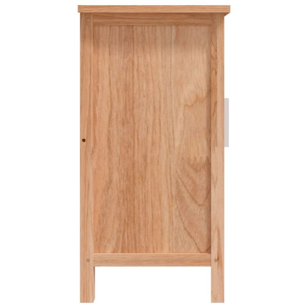 Mobile Lavabo Da Bagno 66x29x61,5cm Legno Massello Di Noce - Image 5