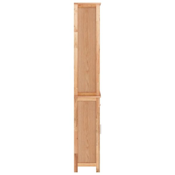 Armadietto Da Bagno 42x29x182 Cm In Legno Massello Di Noce - Image 5