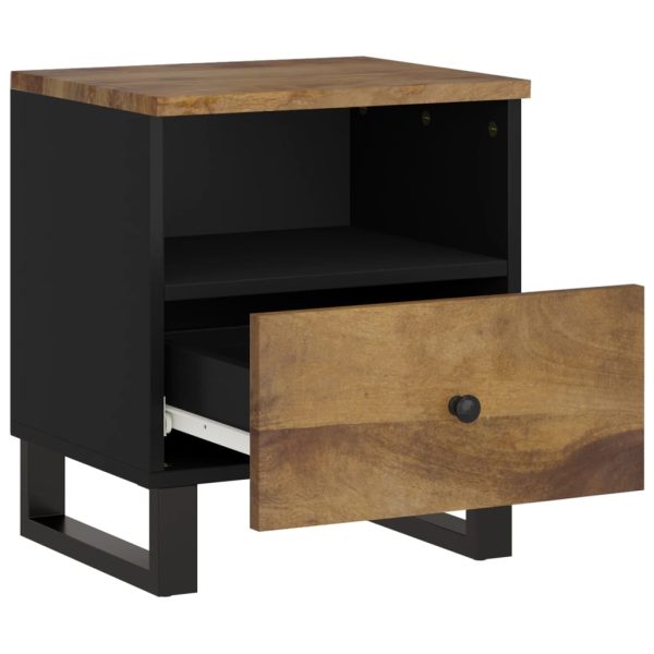 Comodini 2pz In Legno Massello Di Mango E Legno Multistrato - Image 5