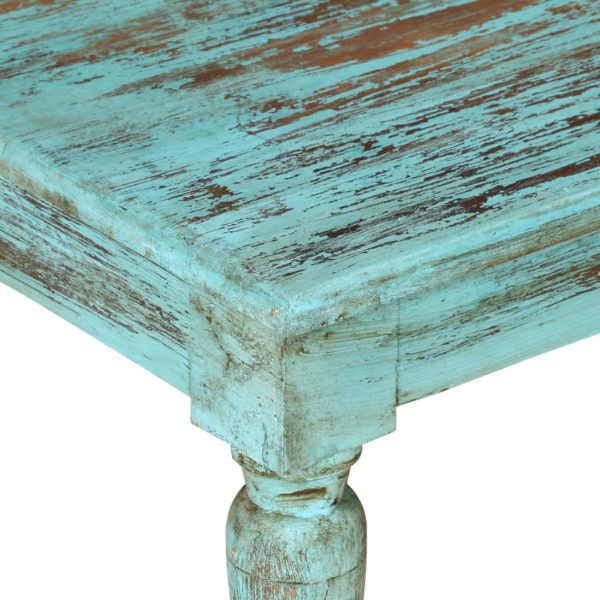 Tavolino Da Salotto 110x50x34 Cm In Legno Massello Di Recupero - Image 4