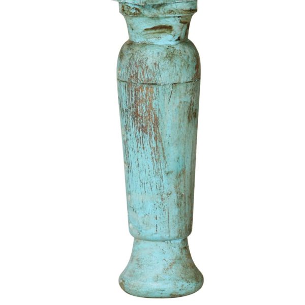 Tavolino Da Salotto 110x50x34 Cm In Legno Massello Di Recupero - Image 6