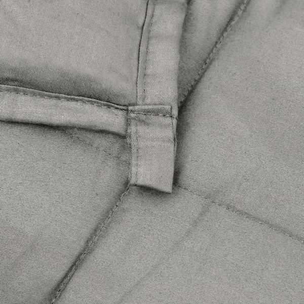 Coperta Ponderata Grigia 150x200 Cm 11 Kg Tessuto - Image 5