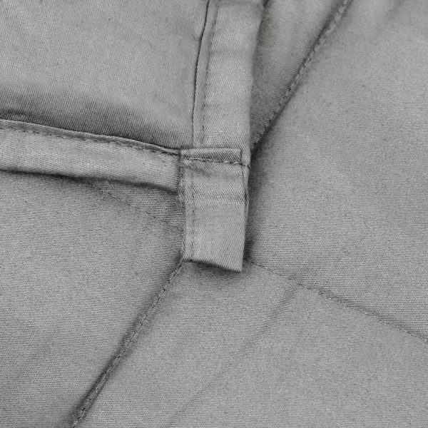 Coperta Ponderata Grigia 200x200 Cm 13 Kg Tessuto - Image 5