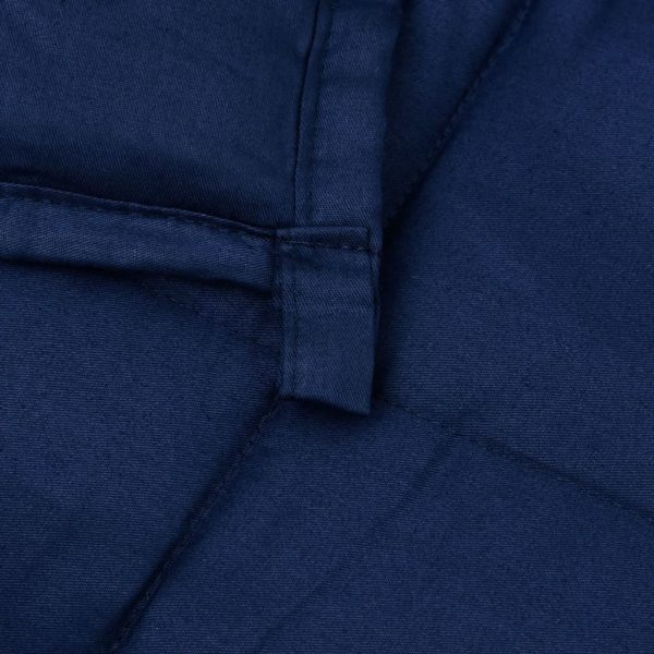 Coperta Ponderata Blu 220x235 Cm 11 Kg Tessuto - Image 5