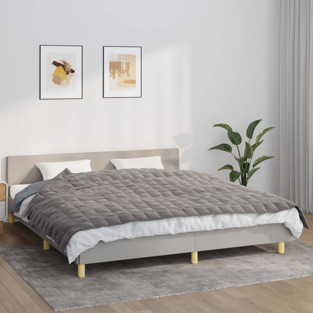 Coperta Ponderata Grigia 155x220 Cm 7 Kg Tessuto