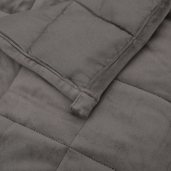 Coperta Ponderata Grigia 155x220 Cm 7 Kg Tessuto - Image 4